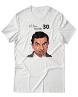 T-Shirt  Γυναικείο - Uh Dear You Are 30 - Color Thumbnail Άσπρο