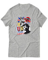 T-Shirt Αντρικό - Uk Punks - Color Thumbnail Γκρι Μελανζέ
