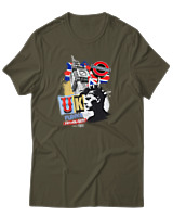T-Shirt Αντρικό - Uk Punks - Color Thumbnail Χακί