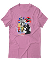 T-Shirt Αντρικό - Uk Punks - Color Thumbnail Ροζ