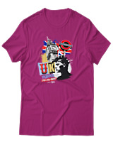 T-Shirt Αντρικό - Uk Punks - Color Thumbnail Φουξια