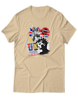 T-Shirt Αντρικό - Uk Punks - Color Thumbnail Μπεζ