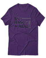 T-Shirt Αντρικό - Unbrake Able - Color Thumbnail Σκούρο Μωβ