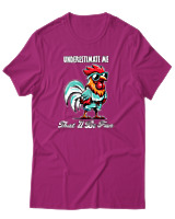 T-Shirt Αντρικό - Underestimade Me - Color Thumbnail Φουξια