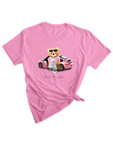 T-Shirt Woman Fashion Γυναικείο - Unicorn Girl Power - Color Thumbnail PINK