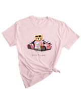 T-Shirt Woman Fashion Γυναικείο - Unicorn Girl Power - Color Thumbnail PALE PINK