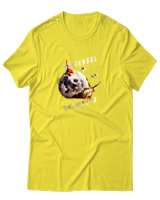 T-Shirt Αντρικό - Univesal Calmness - Color Thumbnail Κίτρινο