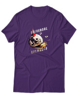 T-Shirt Αντρικό - Univesal Calmness - Color Thumbnail Σκούρο Μωβ