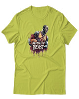T-Shirt Αντρικό - Unleash The Beast - Color Thumbnail Λαχανί