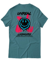 T-Shirt Αντρικό - Unreal Grimoire - Color Thumbnail Μπλε Πράσινο