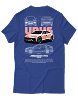 T-Shirt Unisex - Urus - Color Thumbnail Μπλε Ρουά
