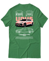 T-Shirt Unisex - Urus - Color Thumbnail Πράσινο