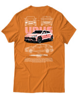 T-Shirt Unisex - Urus - Color Thumbnail Πορτοκαλί