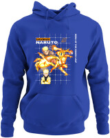 Φούτερ με κουκούλα - Uzumaki Naruto - Color Thumbnail Μπλε Ρουά