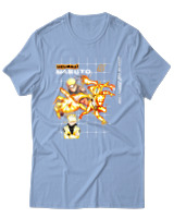 T-Shirt Αντρικό - Uzumaki Naruto - Color Thumbnail Γαλάζιο