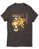T-Shirt Αντρικό - Uzumaki Naruto - Color Thumbnail Καφέ