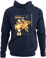 Φούτερ με κουκούλα - Uzumaki Naruto - Color Thumbnail Navy Blue