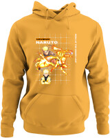 Φούτερ με κουκούλα - Uzumaki Naruto - Color Thumbnail Κίτρινο Χρυσό