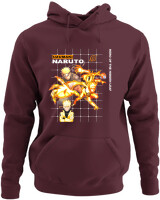 Φούτερ με κουκούλα - Uzumaki Naruto - Color Thumbnail Marron