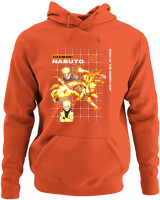Φούτερ με κουκούλα - Uzumaki Naruto - Color Thumbnail Orange