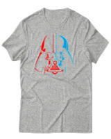 T-Shirt Αντρικό - Vader Split - Color Thumbnail Γκρι Μελανζέ