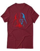 T-Shirt Αντρικό - Vader Split - Color Thumbnail Σκούρο Κόκκινο