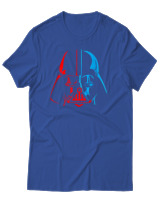 T-Shirt Αντρικό - Vader Split - Color Thumbnail Μπλε Ρουά