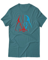 T-Shirt Αντρικό - Vader Split - Color Thumbnail Μπλε Πράσινο