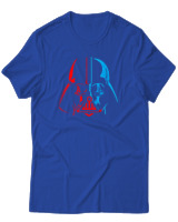 T-Shirt  Γυναικείο - Vader Split - Color Thumbnail Μπλέ Ρουά