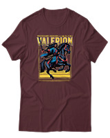 T-Shirt Αντρικό - Valerion - Color Thumbnail Μπορντό