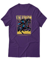 T-Shirt Αντρικό - Valerion - Color Thumbnail Σκούρο Μωβ