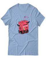 T-Shirt Αντρικό - Vampire Juice - Color Thumbnail Γαλάζιο