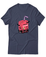 T-Shirt Αντρικό - Vampire Juice - Color Thumbnail Μπλε Γκρι