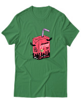 T-Shirt Αντρικό - Vampire Juice - Color Thumbnail Πράσινο