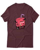 T-Shirt Αντρικό - Vampire Juice - Color Thumbnail Μπορντό
