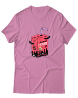 T-Shirt Αντρικό - Vampire Juice - Color Thumbnail Ροζ