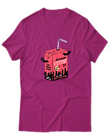 T-Shirt Αντρικό - Vampire Juice - Color Thumbnail Φουξια