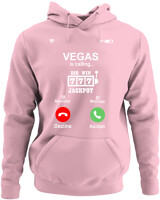 Φούτερ με κουκούλα - Vegas Is Calling - Color Thumbnail Pink