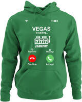 Φούτερ με κουκούλα - Vegas Is Calling - Color Thumbnail Kelly Green