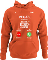 Φούτερ με κουκούλα - Vegas Is Calling - Color Thumbnail Orange