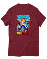 T-Shirt Αντρικό - Vegeta - Color Thumbnail Σκούρο Κόκκινο