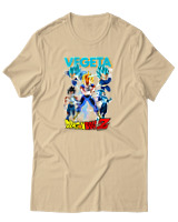 T-Shirt Αντρικό - Vegeta - Color Thumbnail Μπεζ