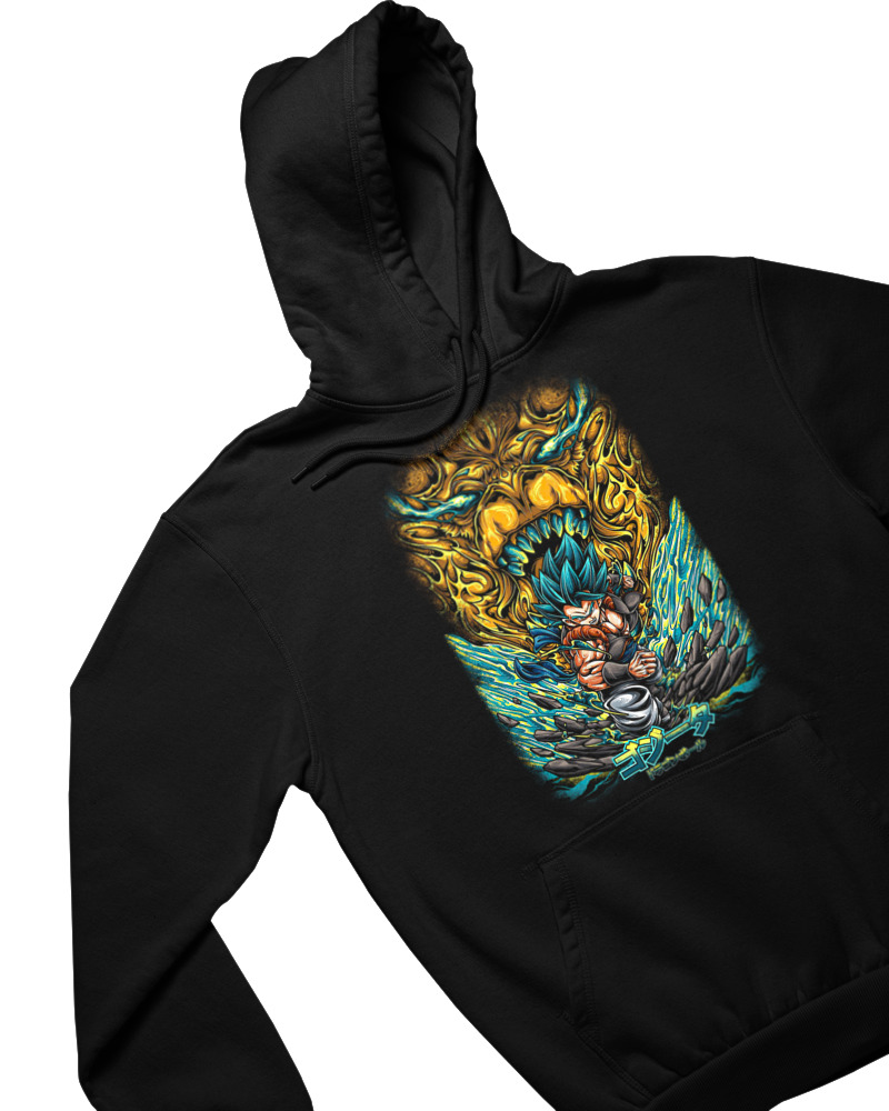Φούτερ με κουκούλα - Vegeta Goku Fusion - Image 1