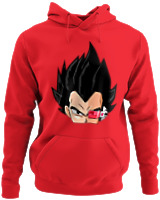 Φούτερ με κουκούλα - Vegeta Mode - Color Thumbnail Κόκκινο