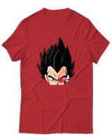 T-Shirt Αντρικό - Vegeta Mode - Color Thumbnail Κόκκινο
