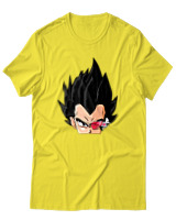 T-Shirt Αντρικό - Vegeta Mode - Color Thumbnail Κίτρινο