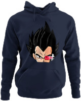 Φούτερ με κουκούλα - Vegeta Mode - Color Thumbnail Navy Blue