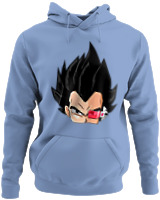 Φούτερ με κουκούλα - Vegeta Mode - Color Thumbnail Blue Carolina