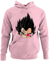 Φούτερ με κουκούλα - Vegeta Mode - Color Thumbnail Pink