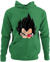 Φούτερ με κουκούλα - Vegeta Mode - Color Thumbnail Kelly Green